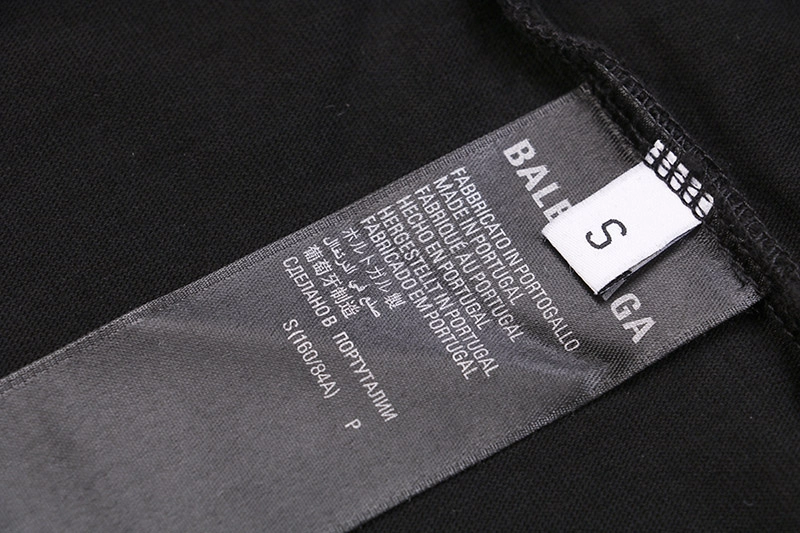 Balenciaga X Archive Inverted V Letter Music Print T-Shirt Reps