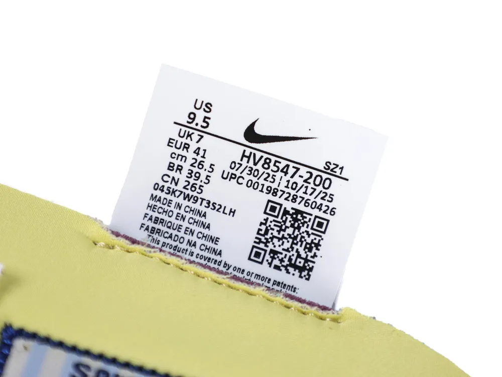 Size Label