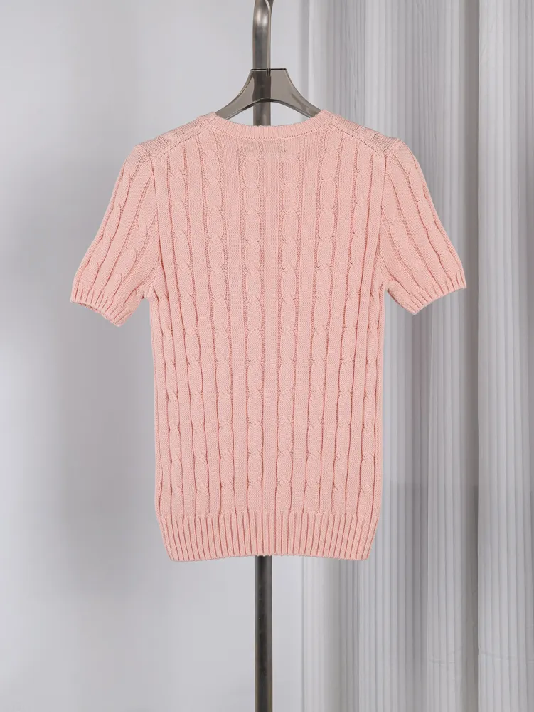 RL Pony Pocket Knit Cotton T-Shirt