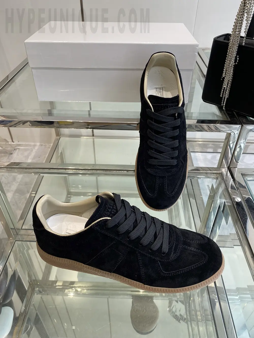The pair of the shoes
