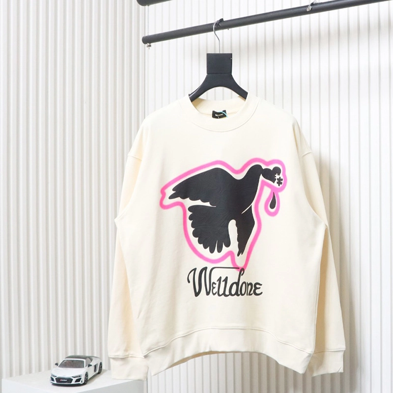 WE11 DONE Peace Dove Print Sweatshirt