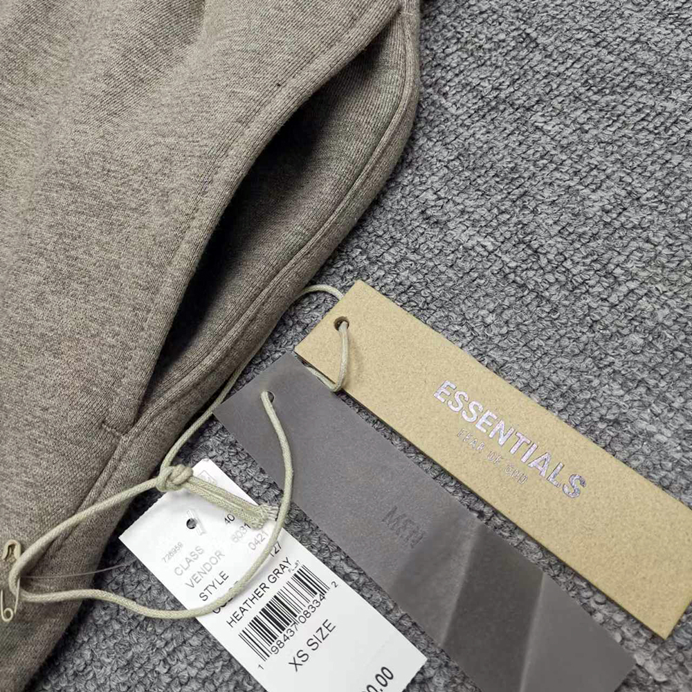 [Top Quality Version] Fear of God Essentials FALL24 HOLIDAY Oatmeal Gray