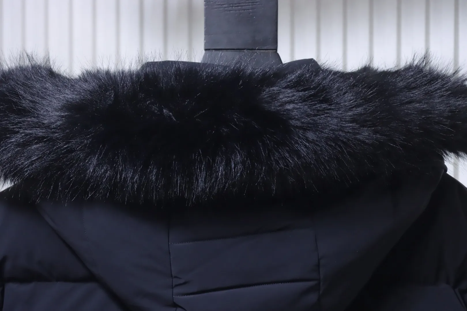 Hoodie with Fur Detail