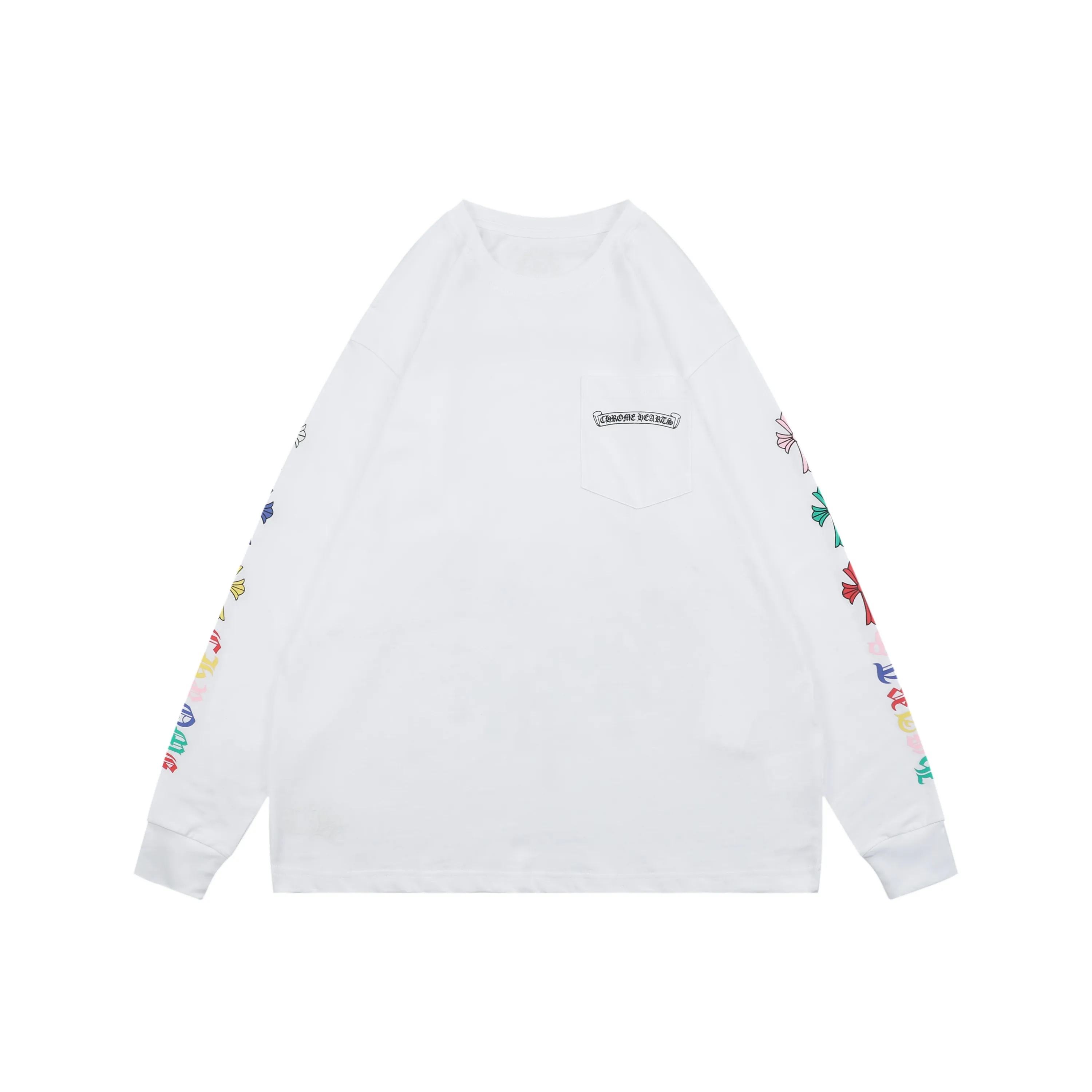 CH Colorful Cross Arrow Print Long-Sleeve T-Shirt