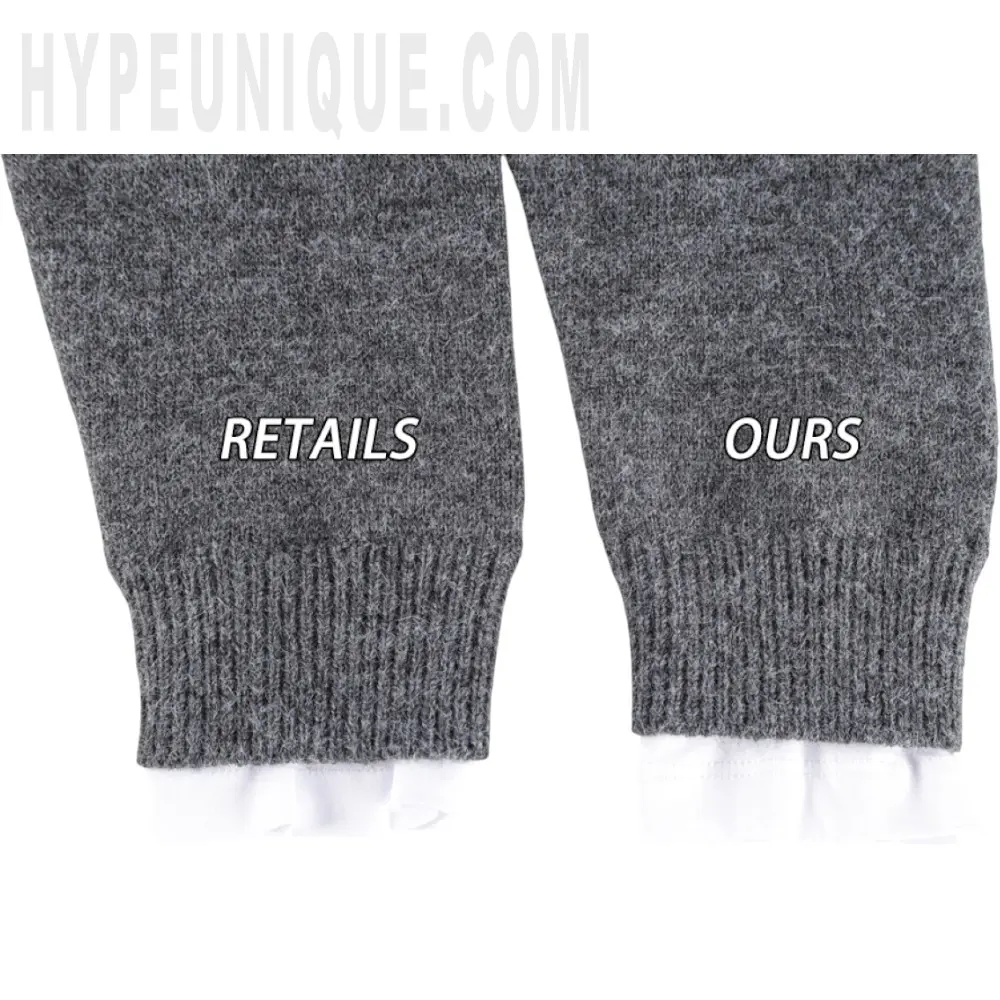The sleeves of the clothes