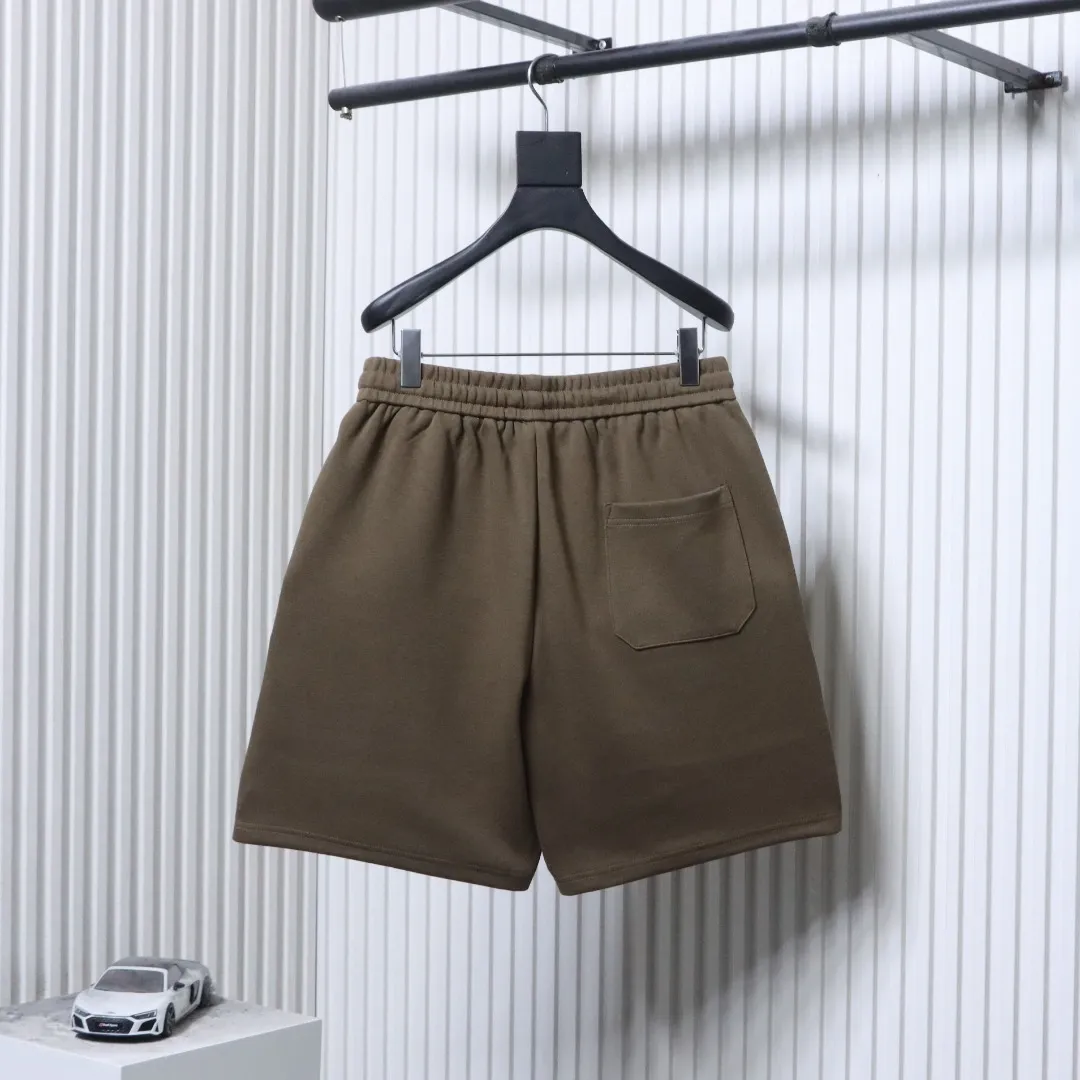 Back Half Anagram Logo Print Cotton Shorts