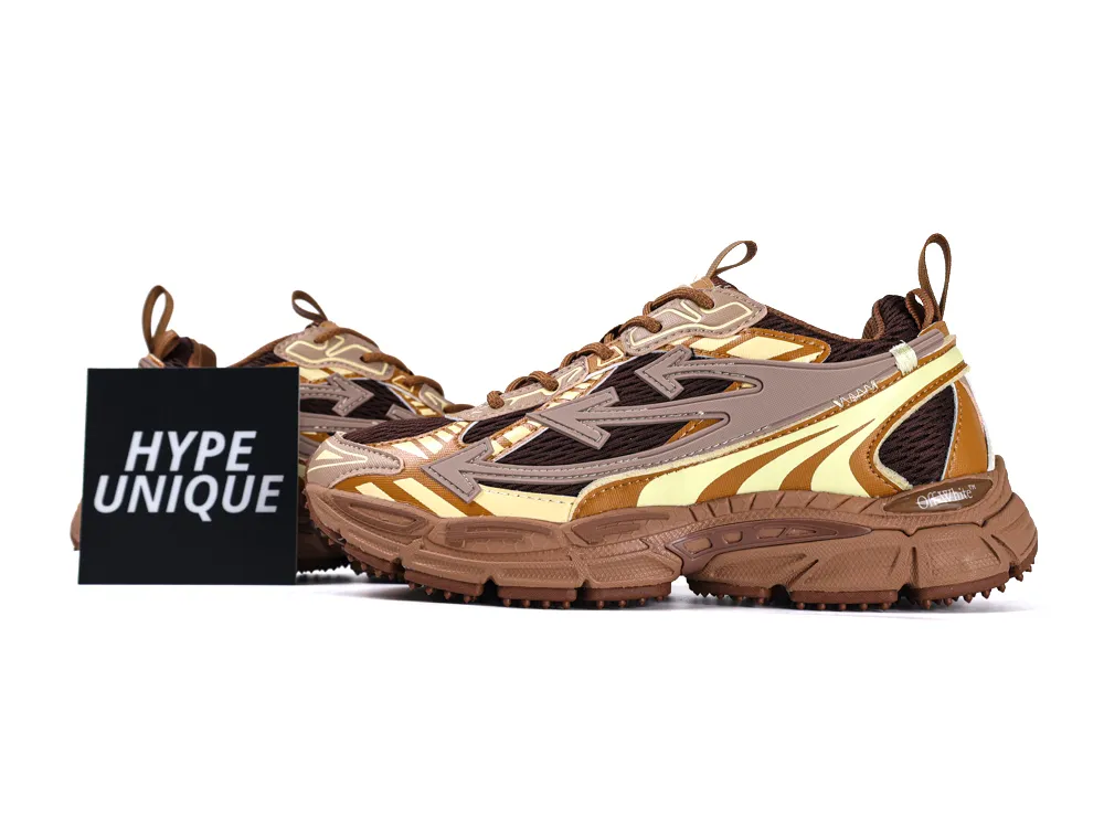 Off-White Be Right Back Sneakers “Dark Brown Cream”