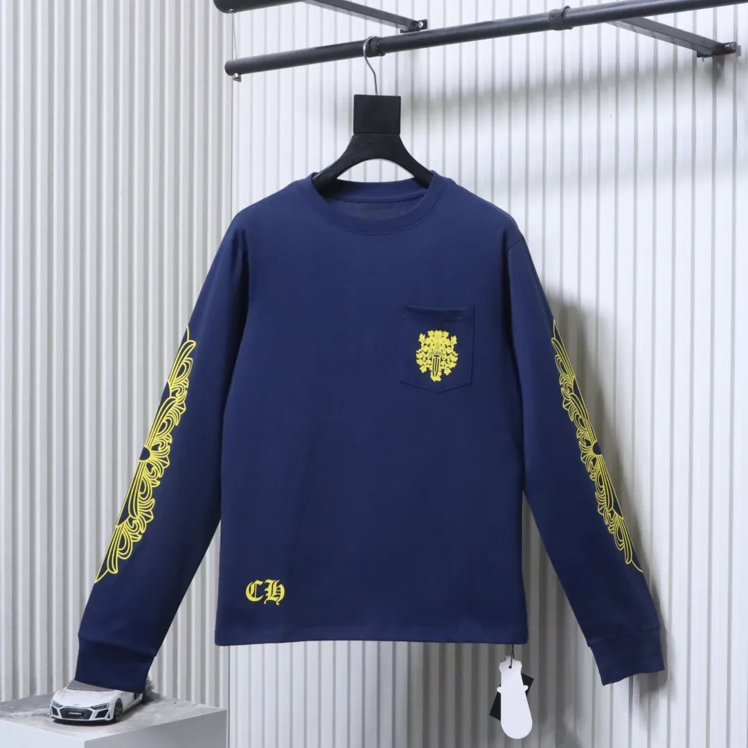 CH Yellow Sword Graphic Long-Sleeve Shirt