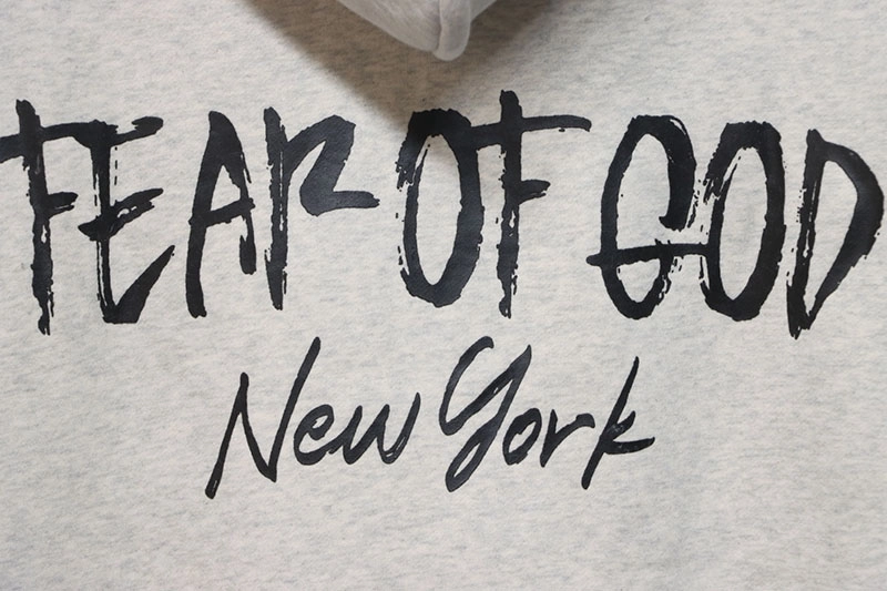 Fear Of God New York Limited Edition Print Hoodie
