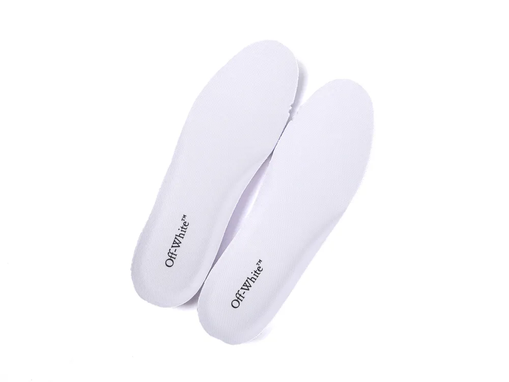 Off-White Out Of Office OOO Low-Top Sneakers White Blue Insoles