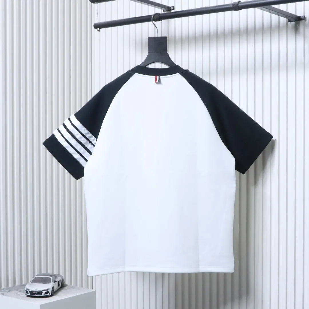 Back TB Four-Bar Raglan Short-Sleeve T-Shirt