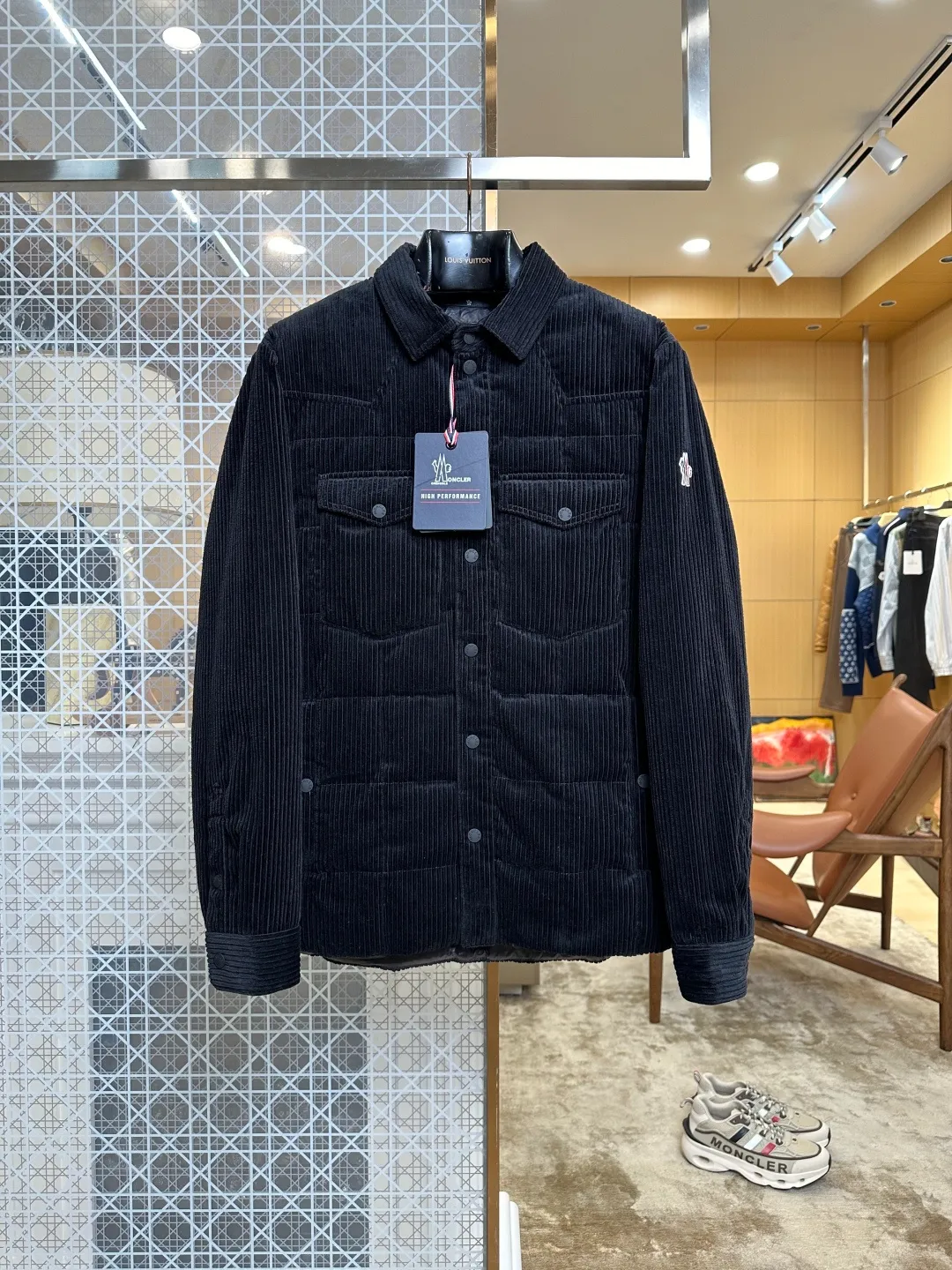 Mcler Corduroy Collar Goose Down Jacket