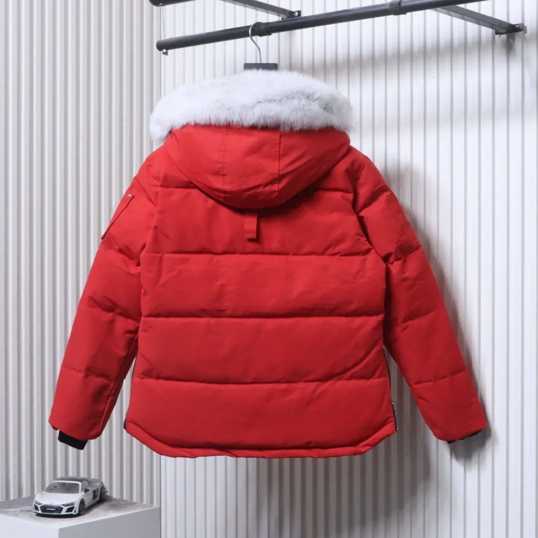 Back View M.K. Scissors Women’s Fur Collar Down Jacket