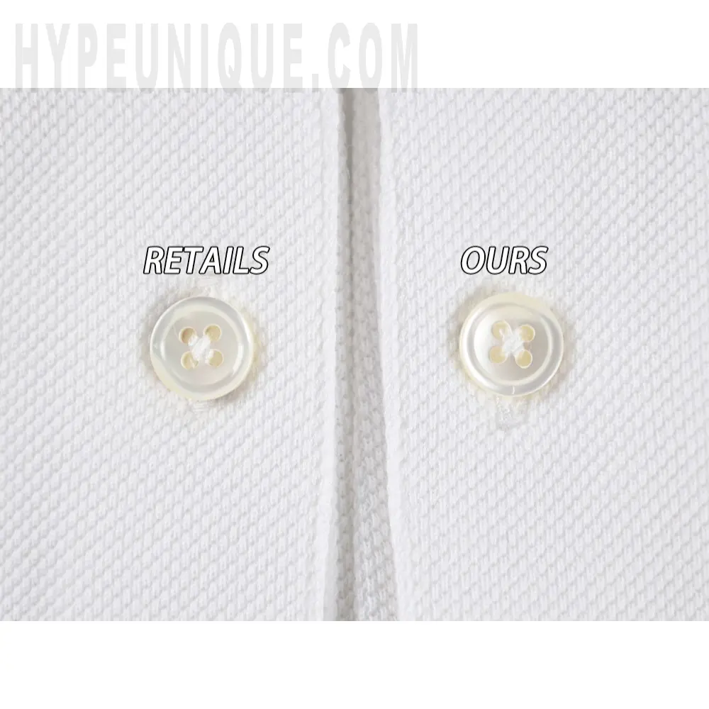 Close-up of clothes button details