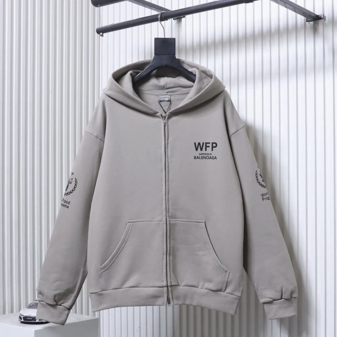 BLCG Graphic Print Zip-Up Jacket