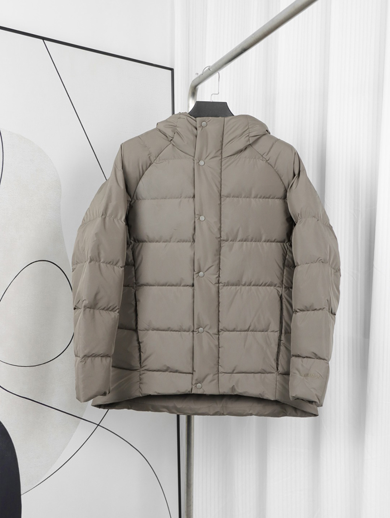 Wunder Puff 7-grid Hooded Down Jacket