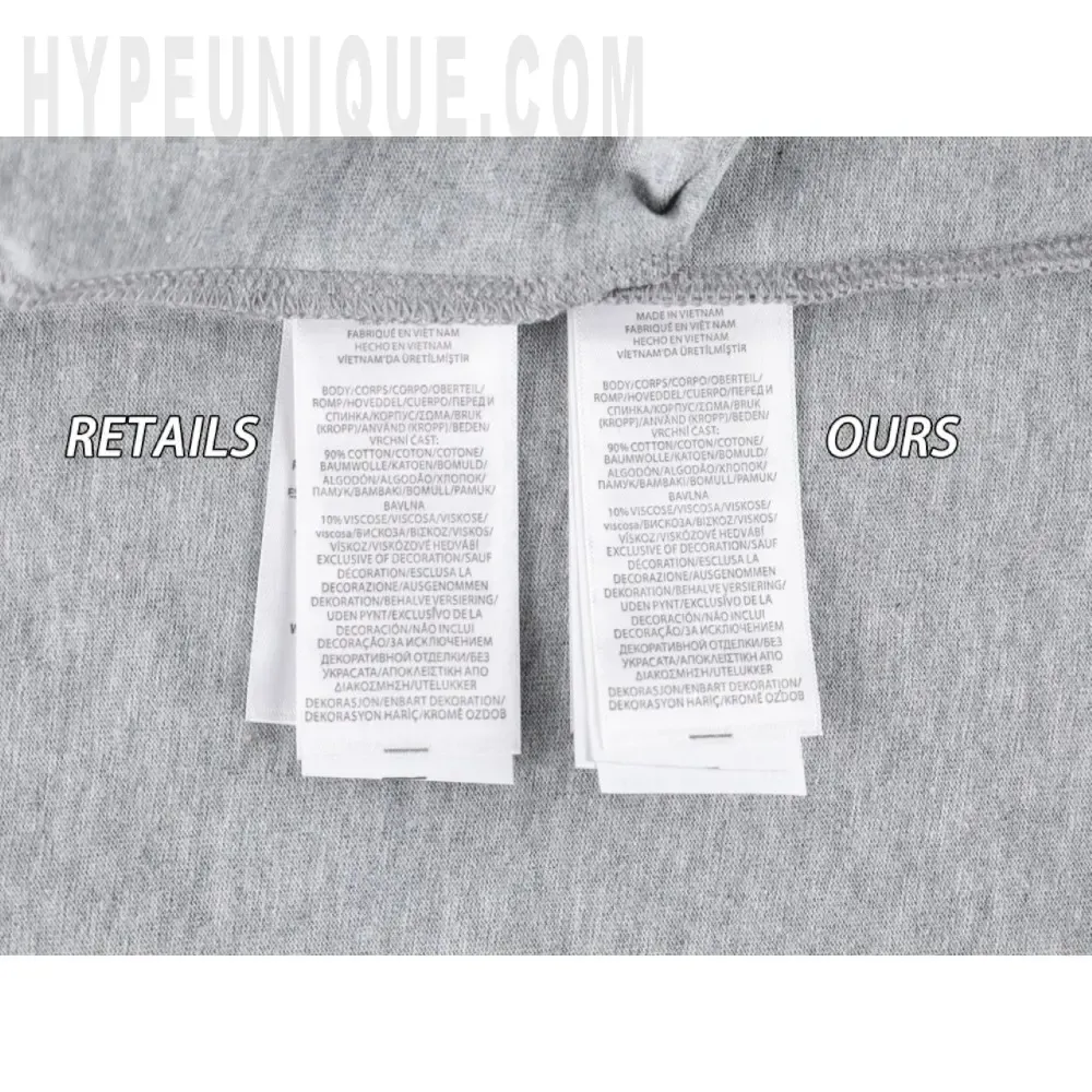 Washing Label Comparison Diagram