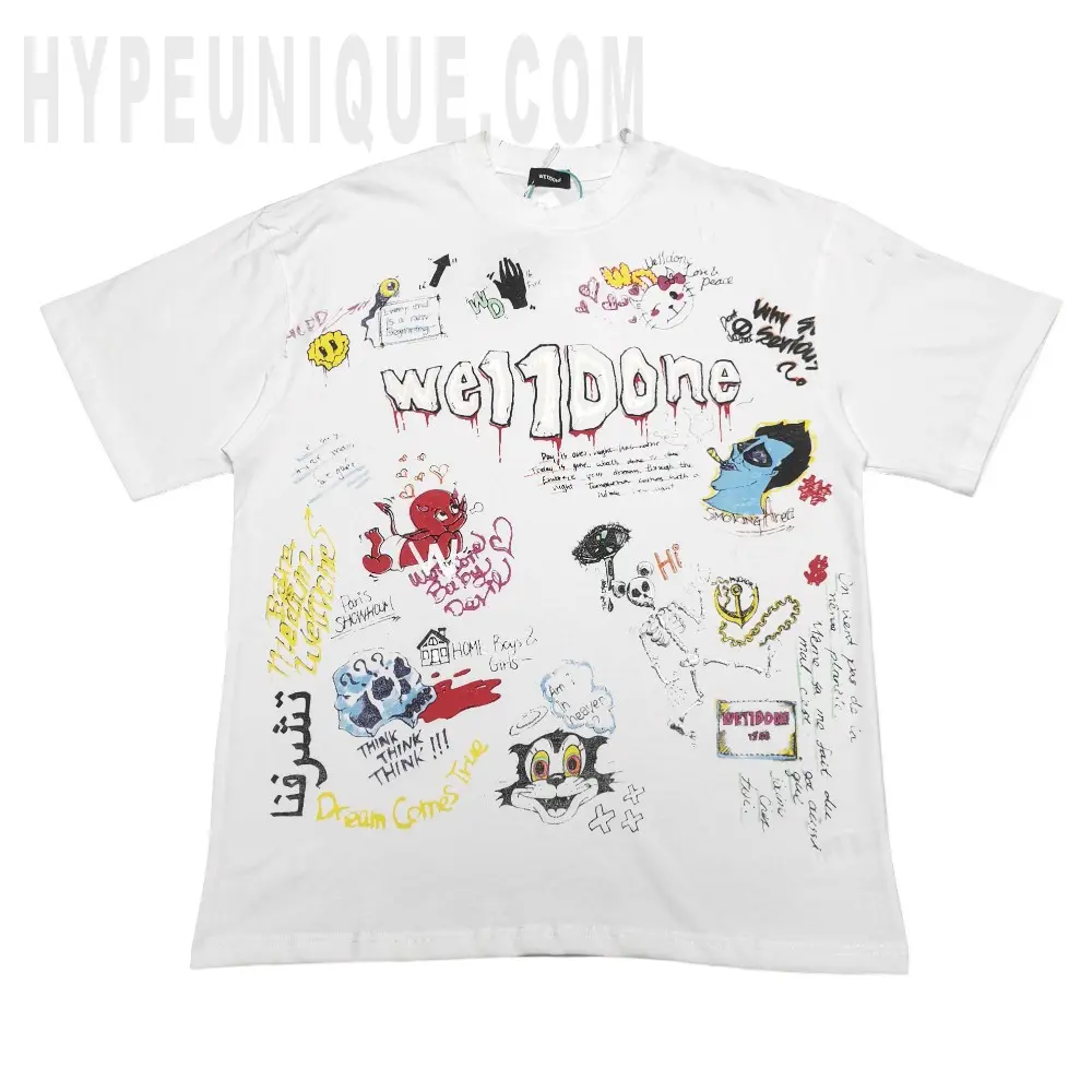 WE11 DONE Doodle T-Shirt