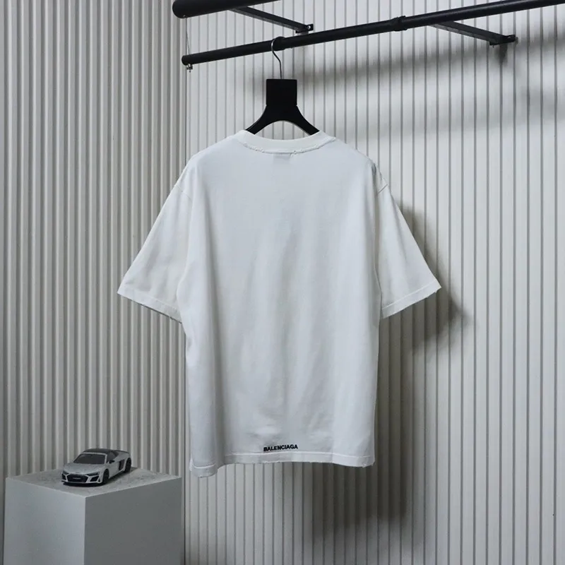 Embroidered Heart Hole Logo T-Shirt