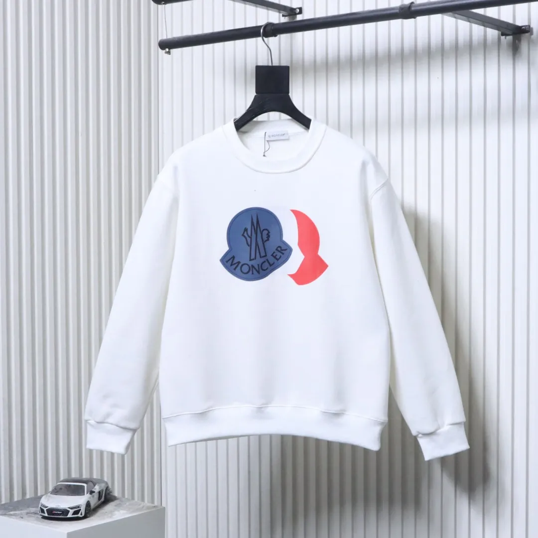Mcler Three Logo 3D Print Crew Neck Sweatshirt