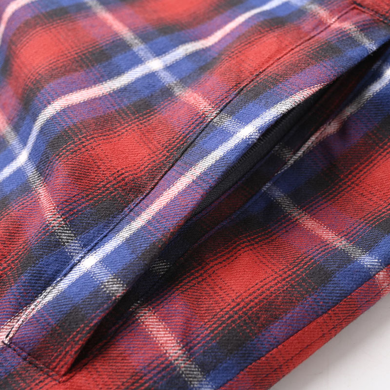 Plaid Double-Layer Double-Sided Shirt Jacket