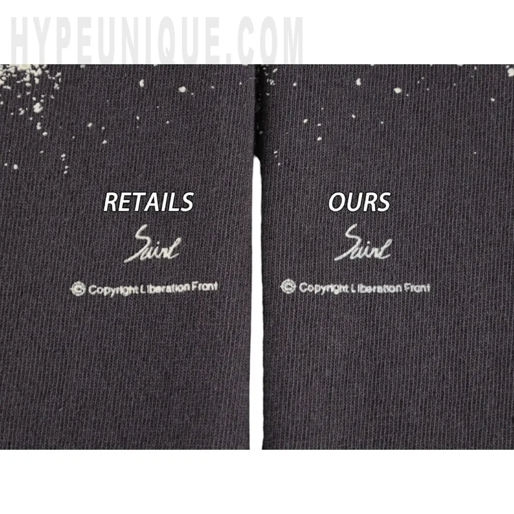 Printed graphic on the front of the garment