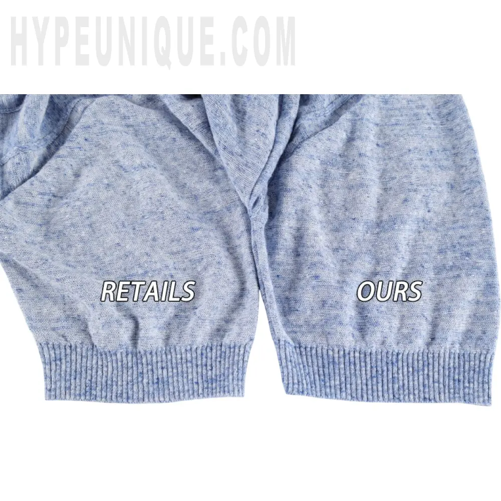 The sleeves of the clothes