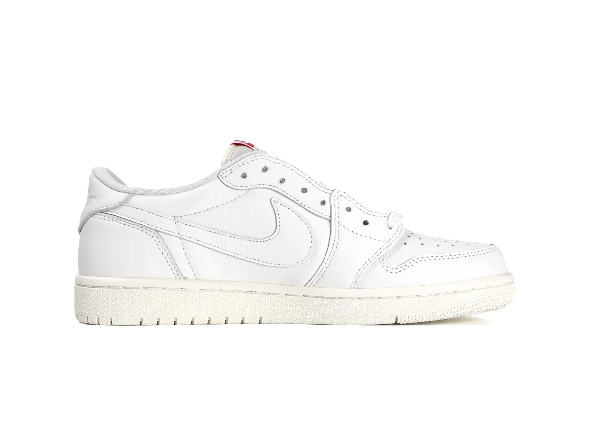 Air Jordan 1 Retro Low OG Sail and University Red Right Side View