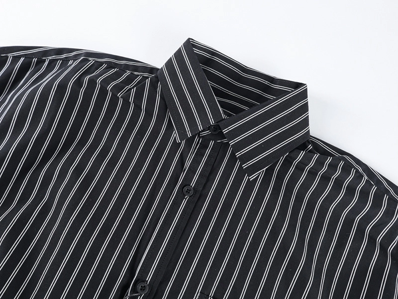 Red Logo Striped Shirt