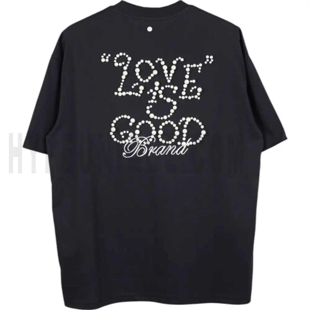 The back of the black clothes