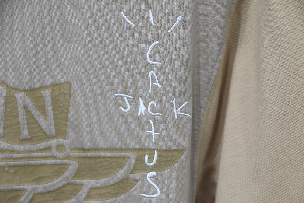 Travis Scott Cactus Jack x Jordan T-Shirt Khaki/Desert Replica