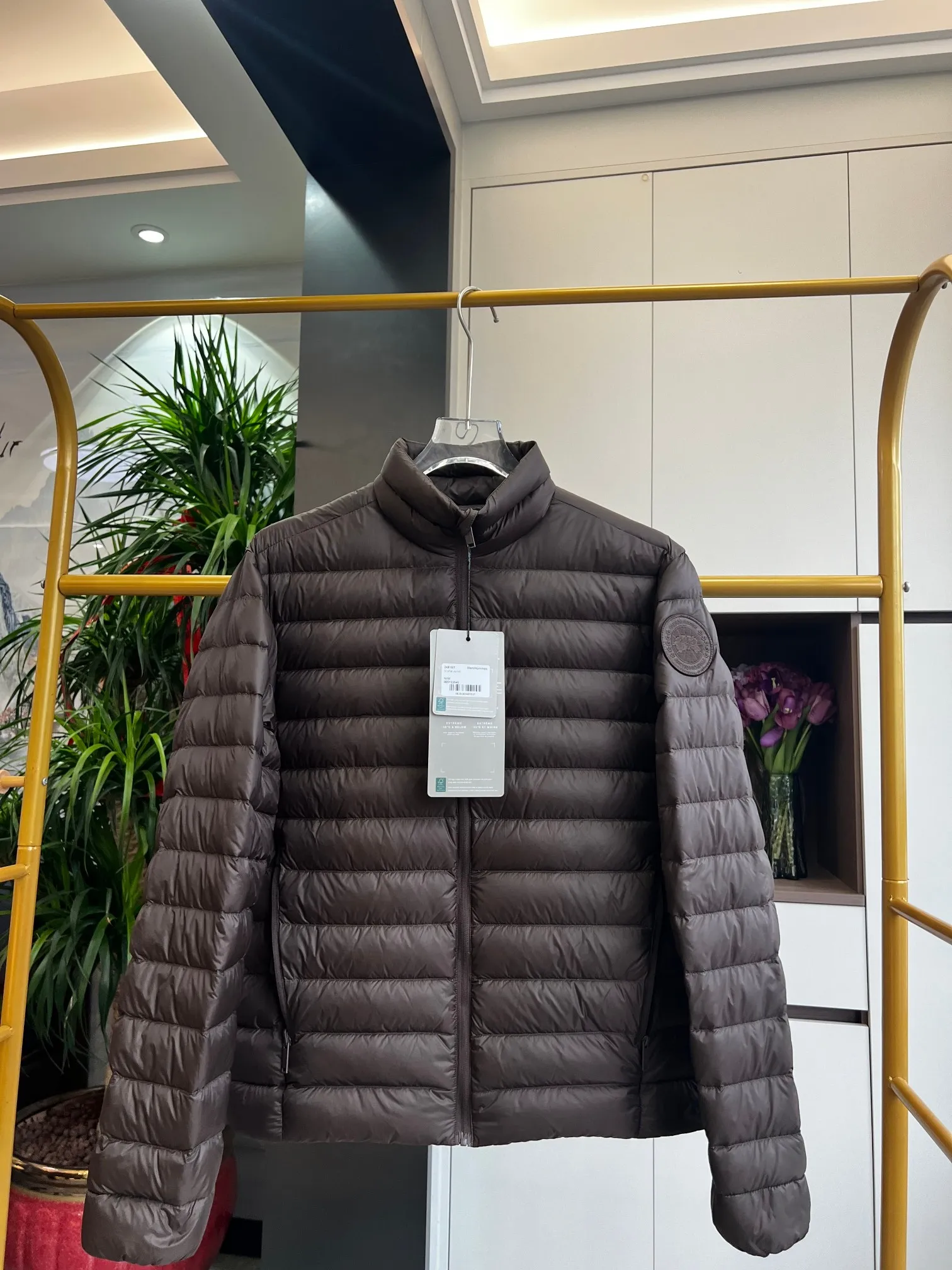 CG Stratus Stand Collar Quilted Down Jacket