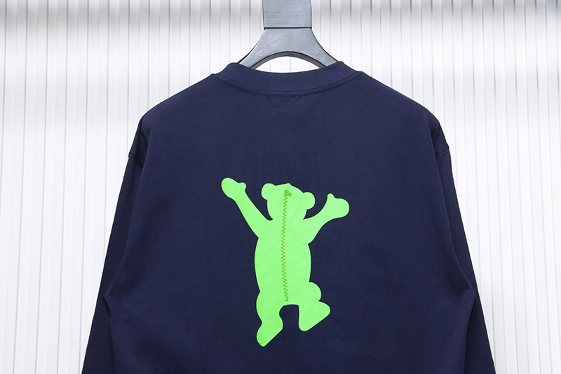 Double-Sided Bear Printed T-Shirt