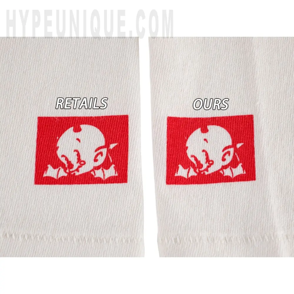 Printed graphic on the front of the garment