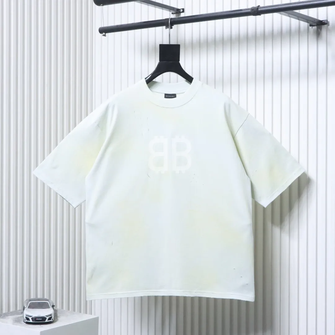 BLCG Distressed Bitcoin Hand-Painted T-Shirt