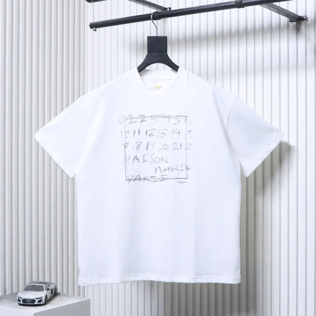 MM Number & Letter Print T-Shirt