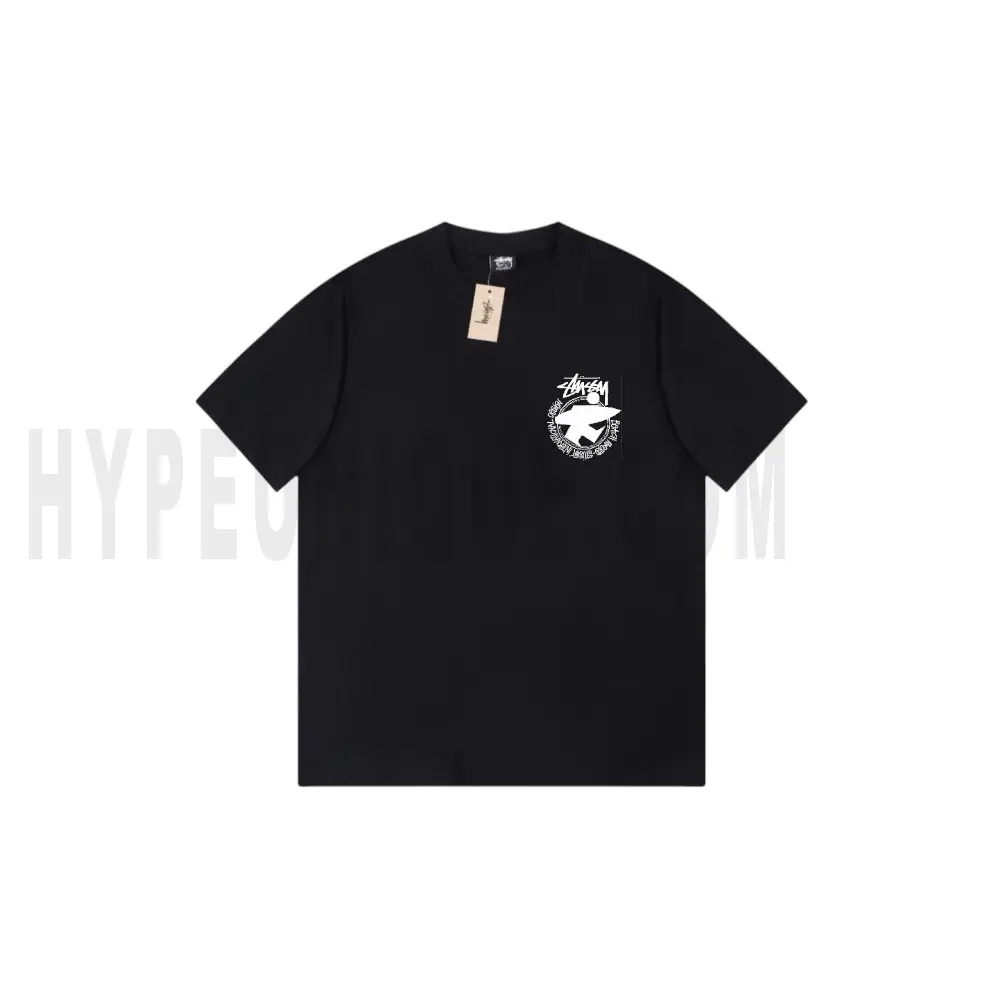 The front of the black clothes