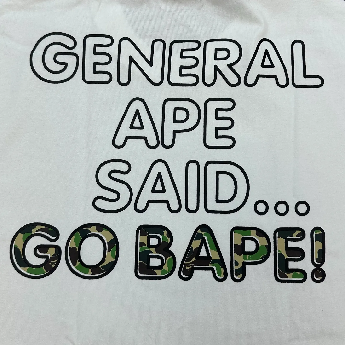 Logo Text General Aple Said Go Bape!
