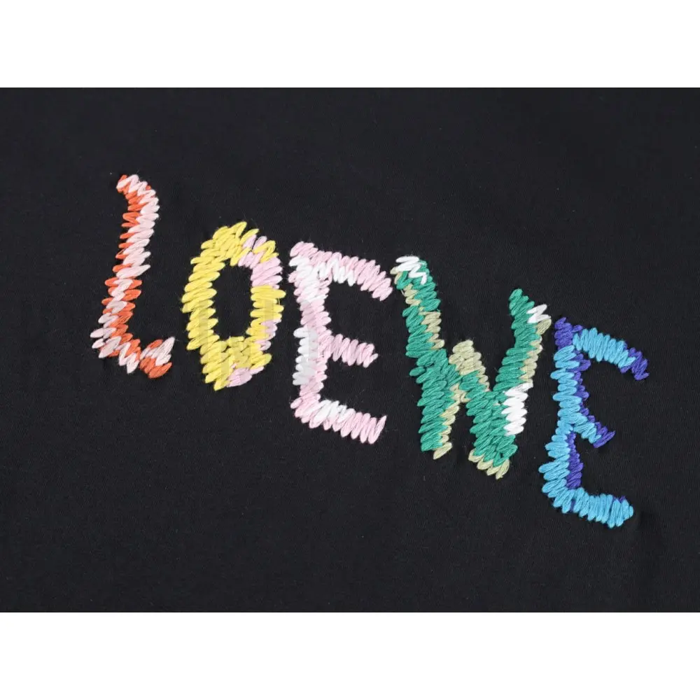 Embroidered graphic on the front of the T-shirt