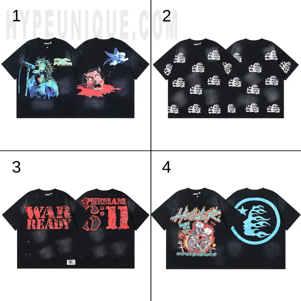 Hellstar Dark Graphic T-Shirt Collection