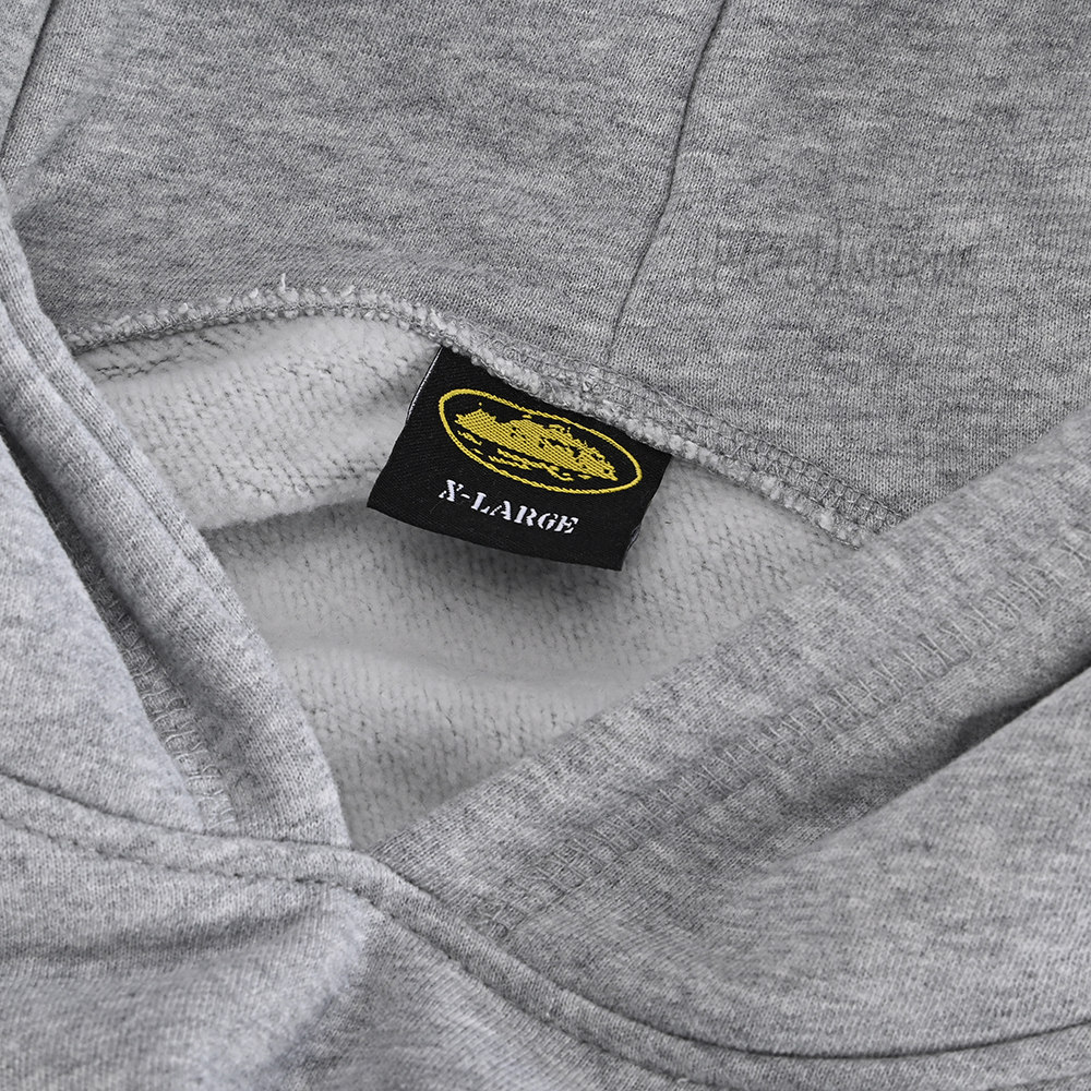 Corteiz 5 Starz Alcatraz Hoodie Gray Reps