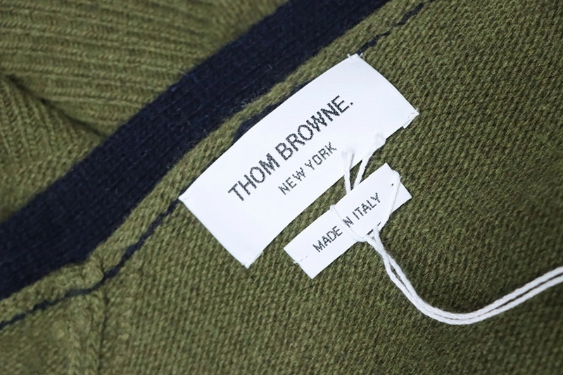 TB Colorblock Wool Cardigan