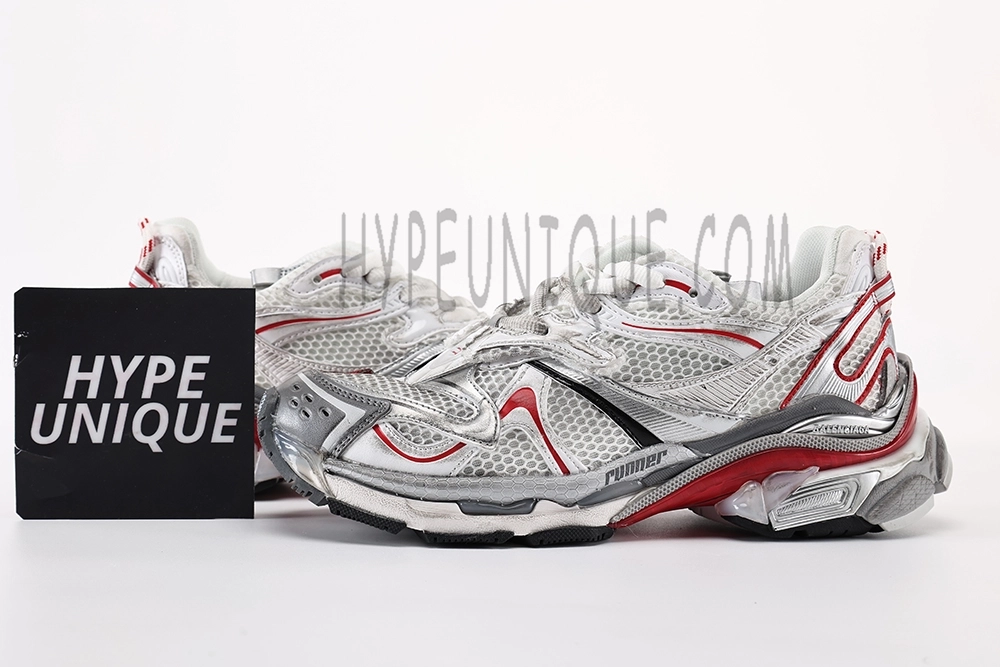 Runner 2 White Grey Red Reps