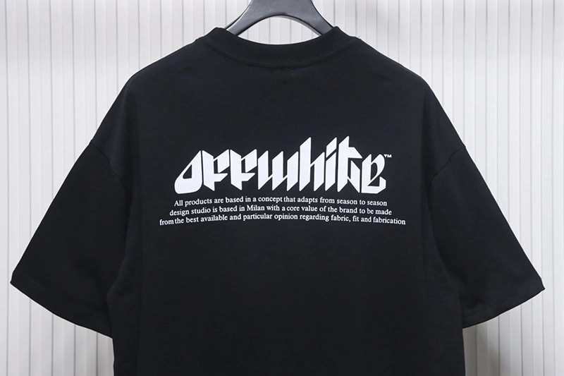 Off-White Eyes and Letters Logo Printed T-Shirt
