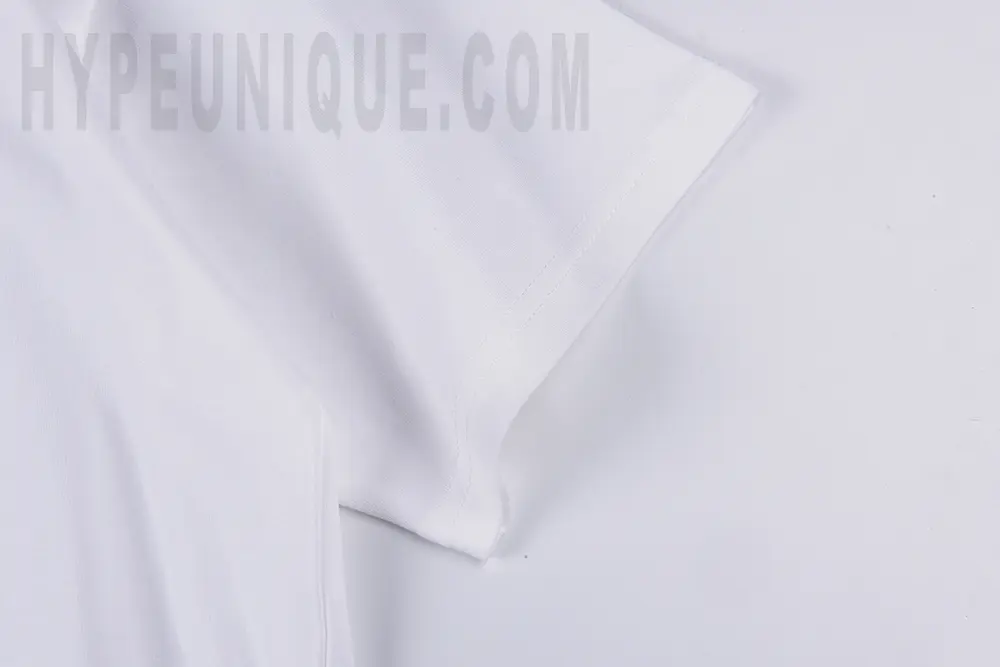 White cotton fabric display