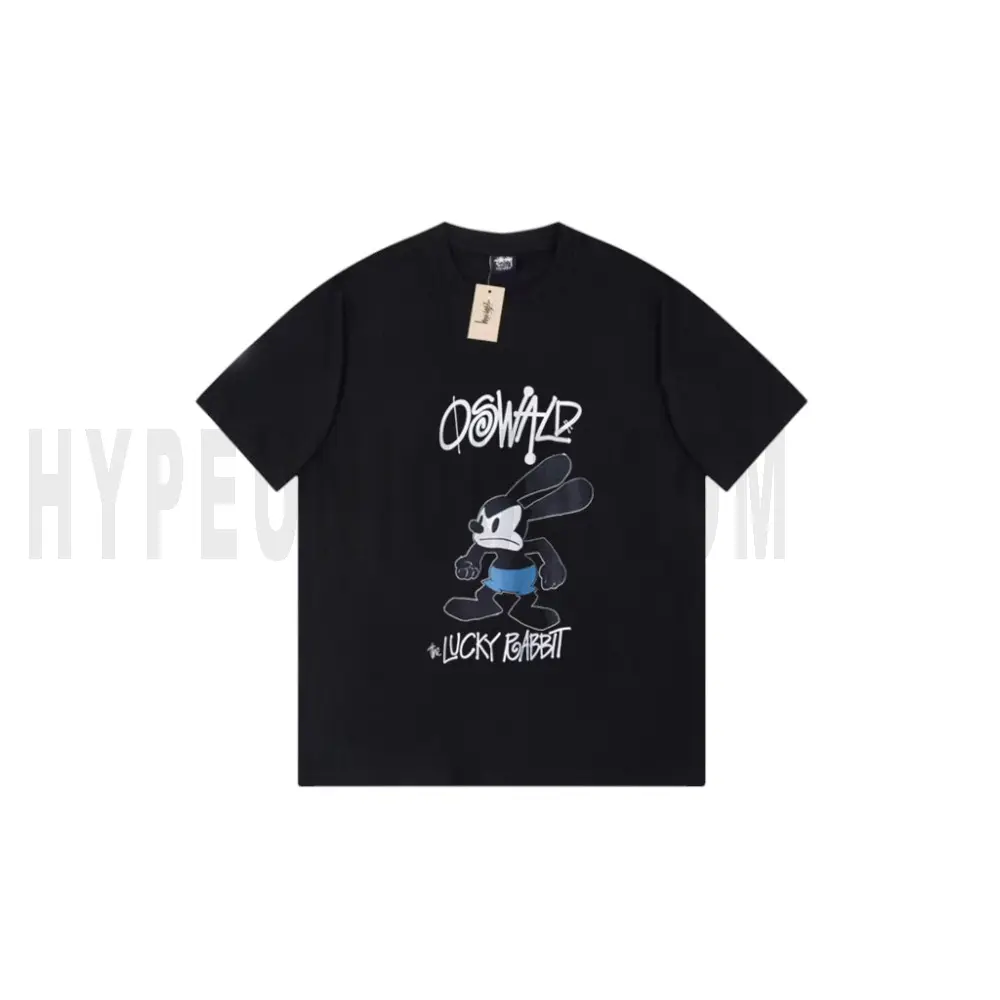 The front of the black clothes