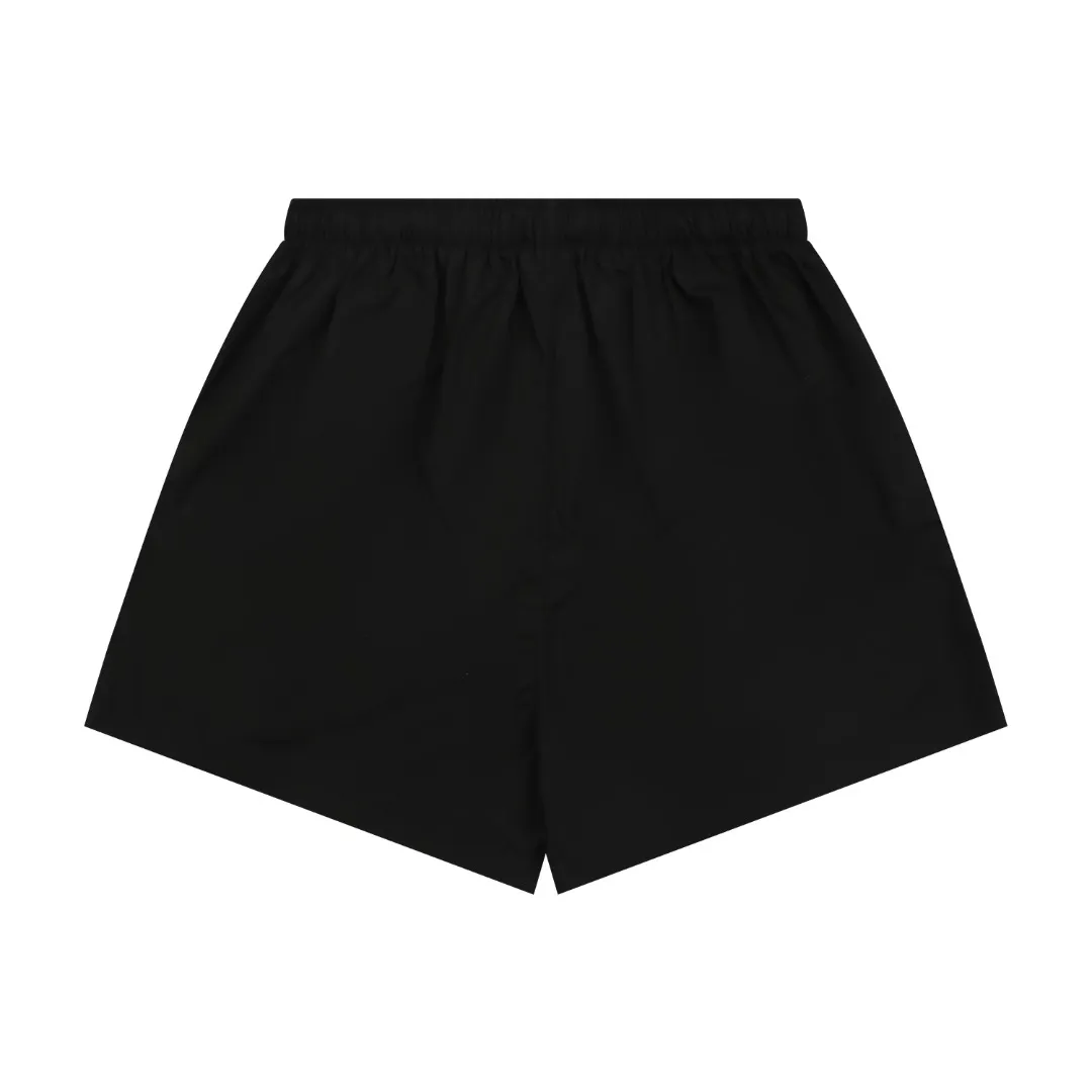 Back BLCG Mottled Gothic Paris Logo Oversized Shorts