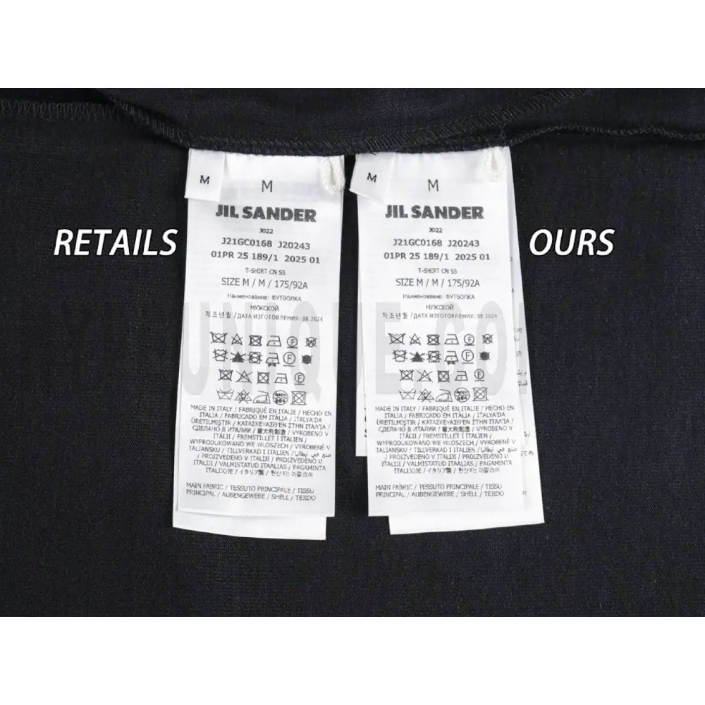 Washing Label Comparison Diagram