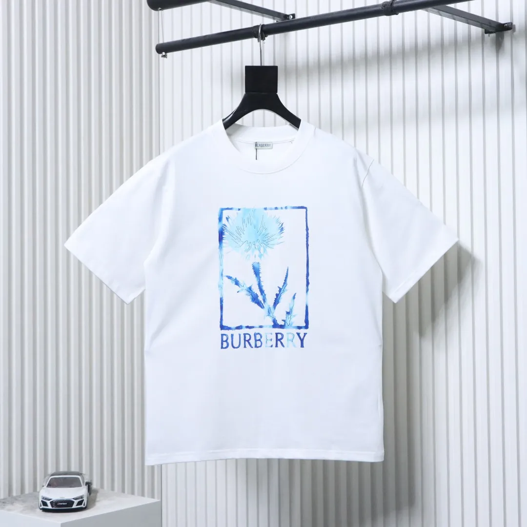 Thistle Print Cotton T-Shirt