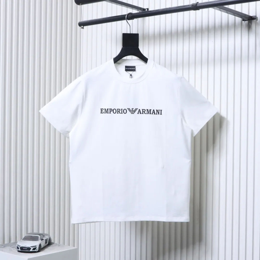 Classic Eagle Logo Cotton T-Shirt